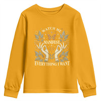Watch Me Manifest Youth Sweatshirt Manifesting Manifestation Everything I Want