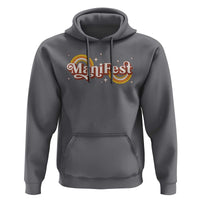 Manifest Hoodie Retro Groovy Rainbow Law Of Attraction