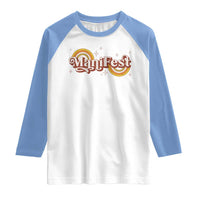 Manifest Raglan Shirt Retro Groovy Rainbow Law Of Attraction
