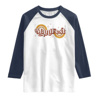 Manifest Raglan Shirt Retro Groovy Rainbow Law Of Attraction