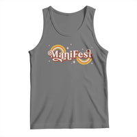 Manifest Tank Top Retro Groovy Rainbow Law Of Attraction