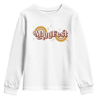 Manifest Youth Sweatshirt Retro Groovy Rainbow Law Of Attraction
