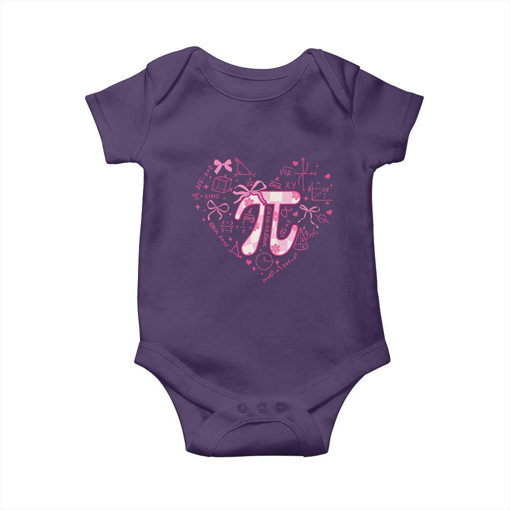 Coquette Pi Day Baby Onesie Cute Girl Math