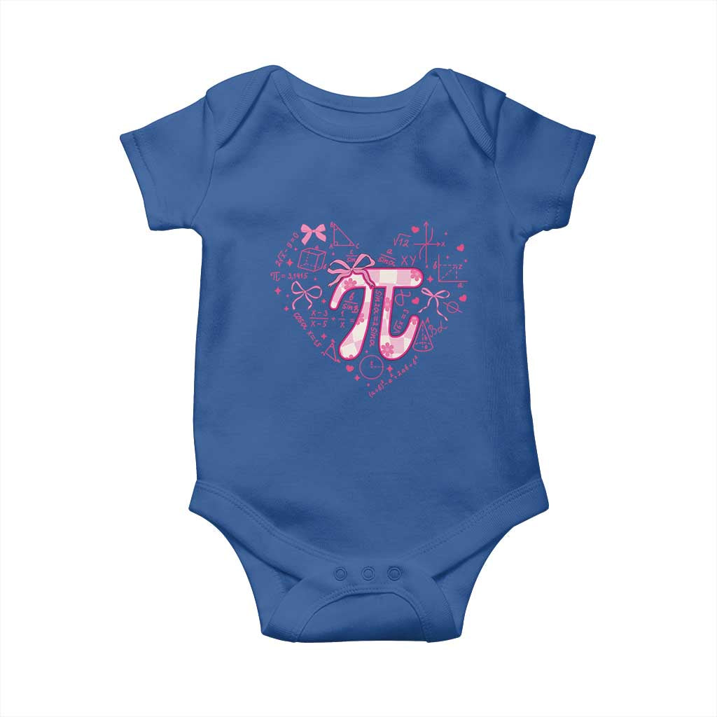 Coquette Pi Day Baby Onesie Cute Girl Math