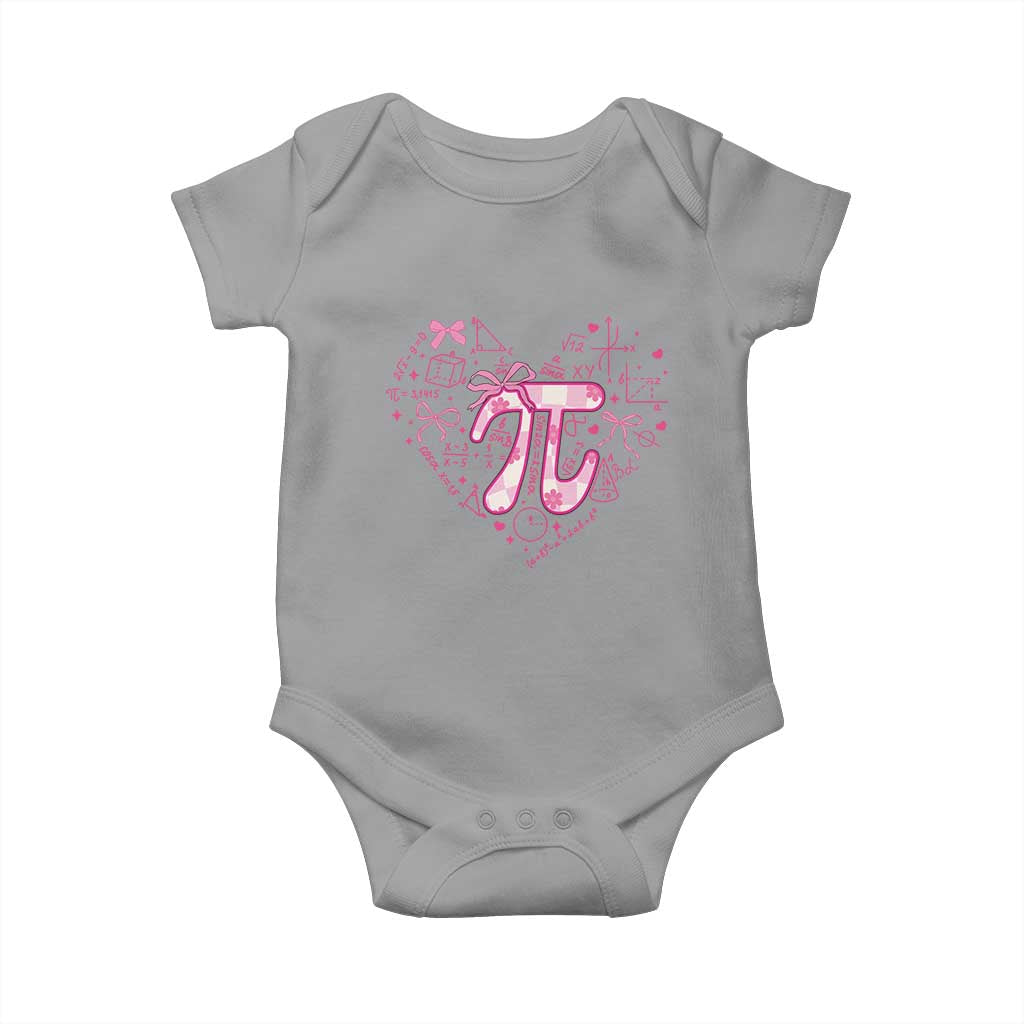 Coquette Pi Day Baby Onesie Cute Girl Math