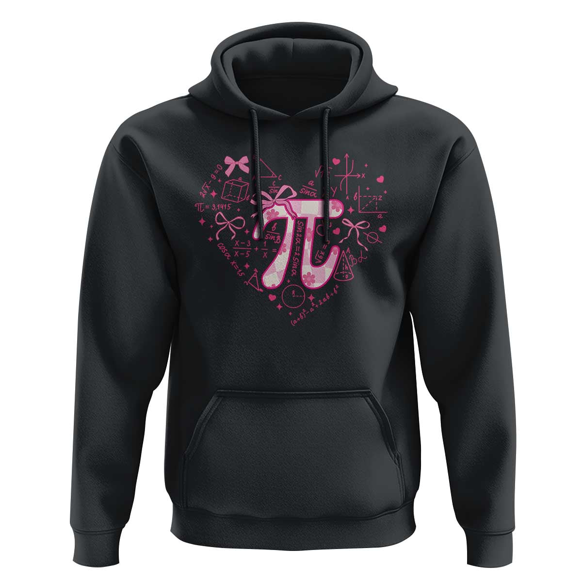 Coquette Pi Day Hoodie Cute Girl Math