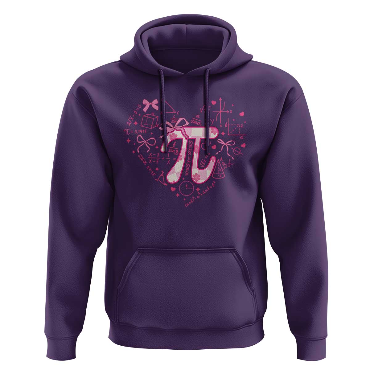 Coquette Pi Day Hoodie Cute Girl Math