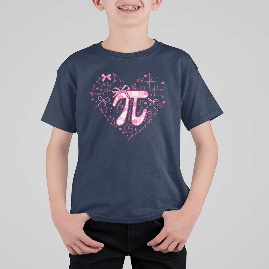 Coquette Pi Day T Shirt For Kid Cute Girl Math