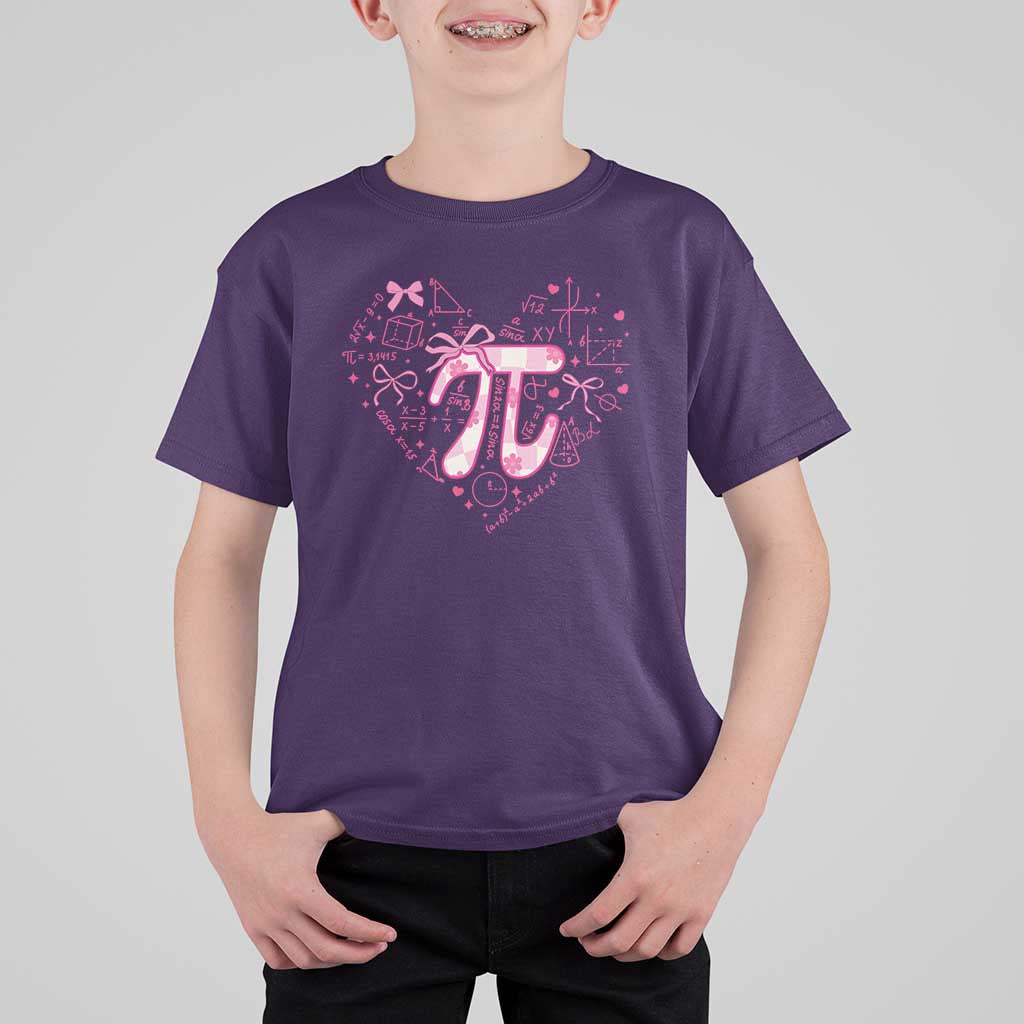Coquette Pi Day T Shirt For Kid Cute Girl Math