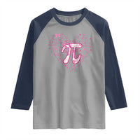 Coquette Pi Day Raglan Shirt Cute Girl Math