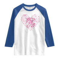 Coquette Pi Day Raglan Shirt Cute Girl Math