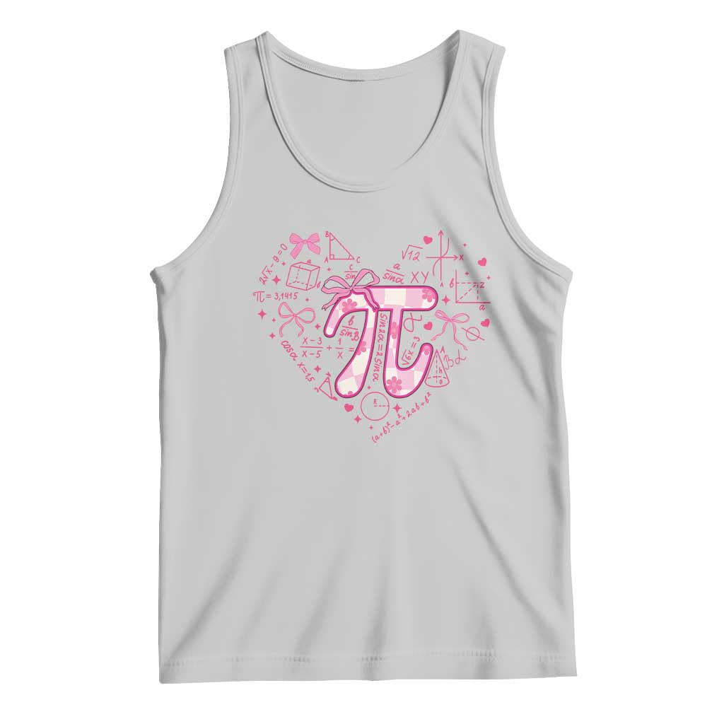 Coquette Pi Day Tank Top Cute Girl Math