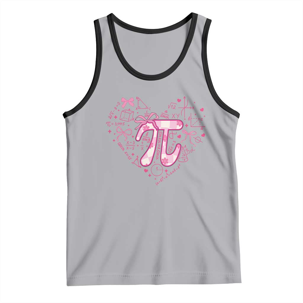 Coquette Pi Day Tank Top Cute Girl Math