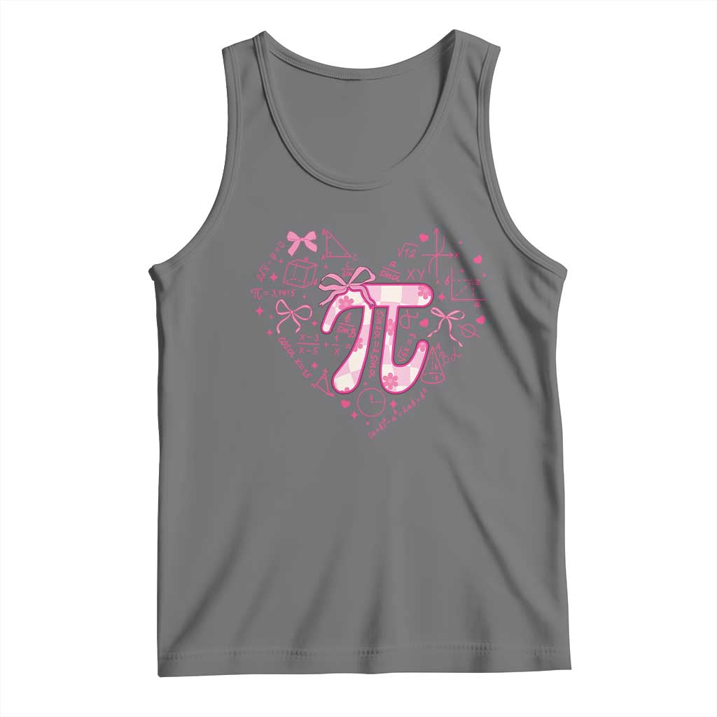 Coquette Pi Day Tank Top Cute Girl Math