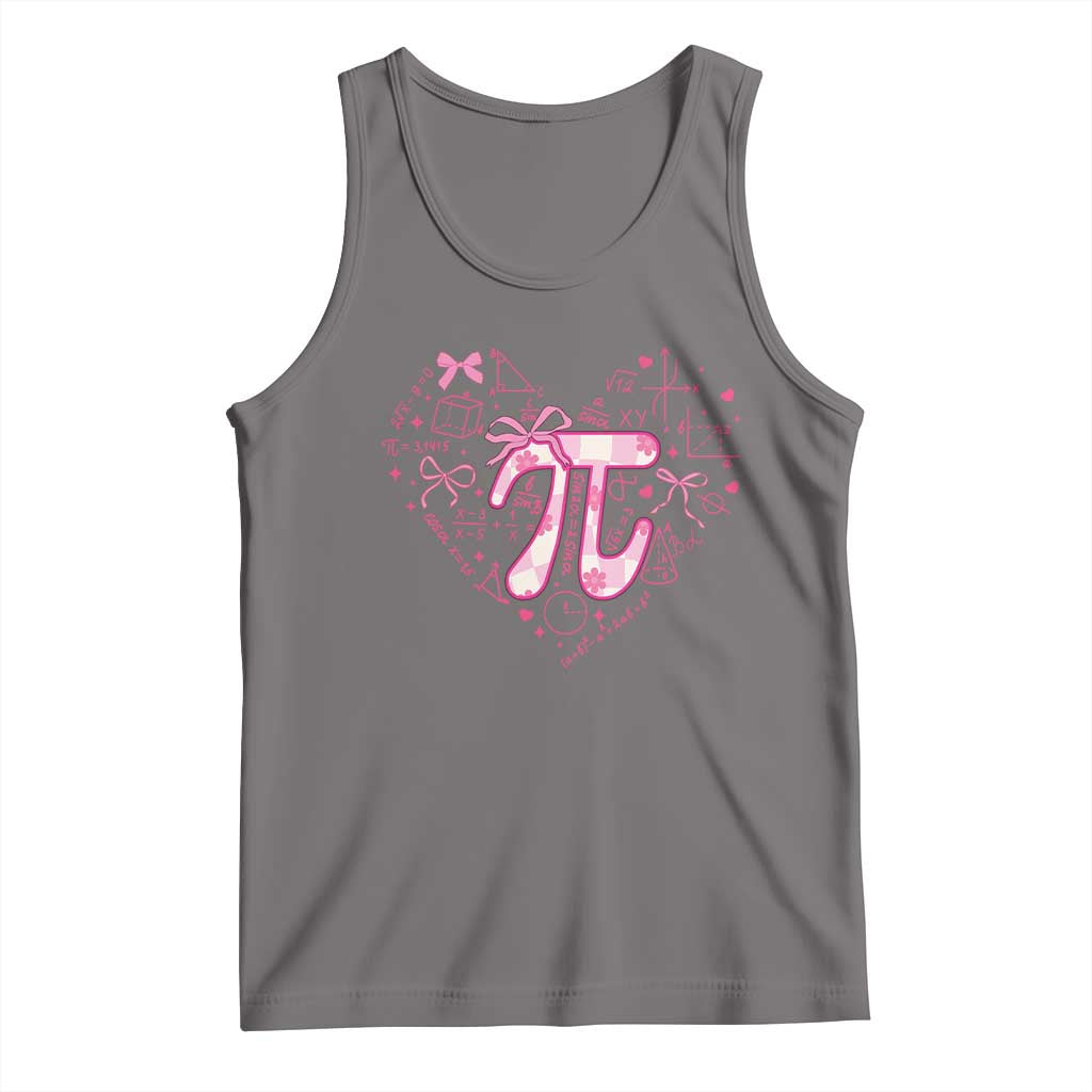 Coquette Pi Day Tank Top Cute Girl Math