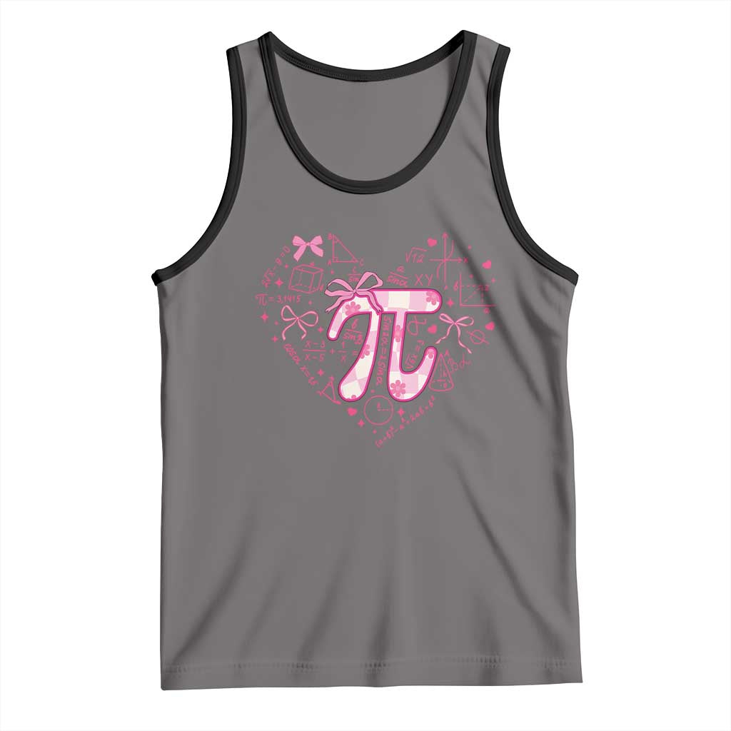 Coquette Pi Day Tank Top Cute Girl Math