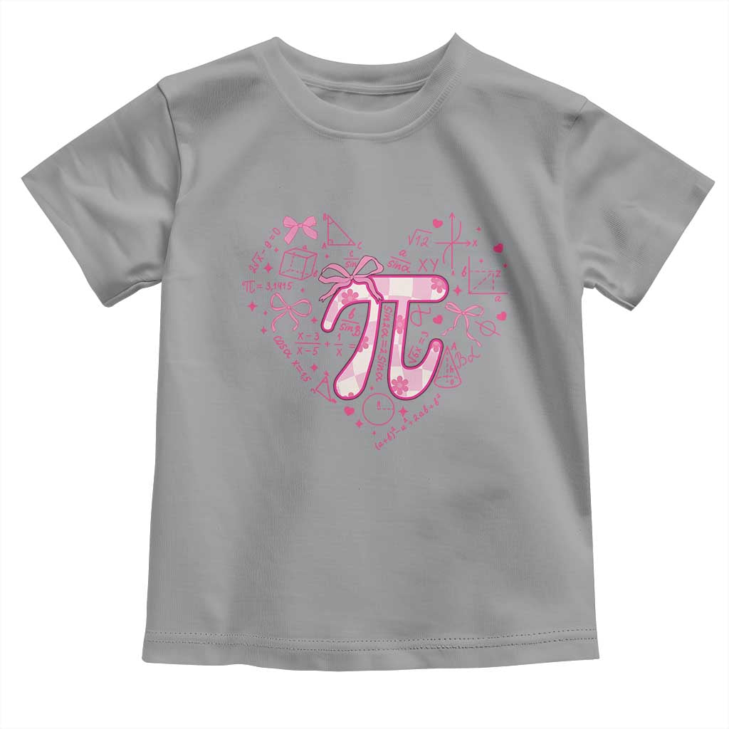 Coquette Pi Day Toddler T Shirt Cute Girl Math