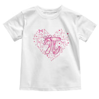 Coquette Pi Day Toddler T Shirt Cute Girl Math