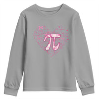 Coquette Pi Day Youth Sweatshirt Cute Girl Math