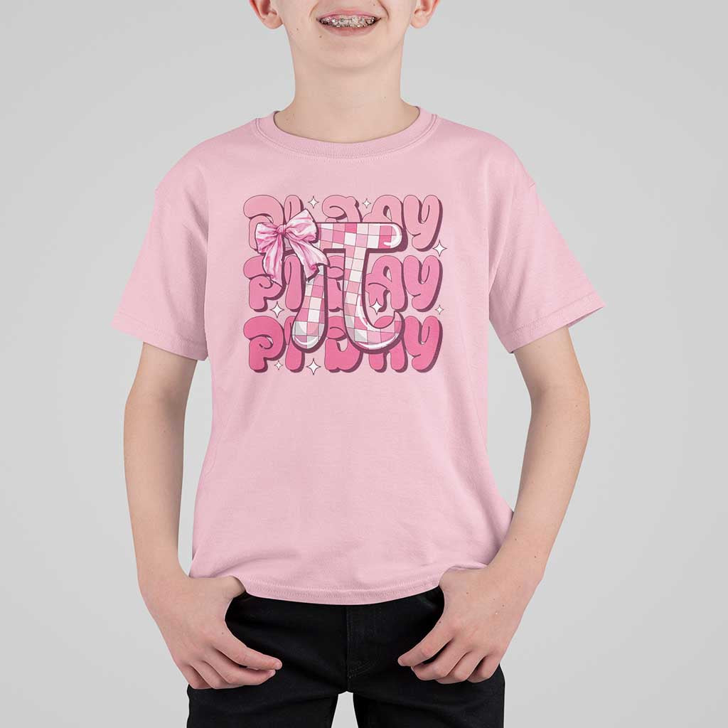 Coquette Pi Day T Shirt For Kid Math Lover Cute Girl Mathematician