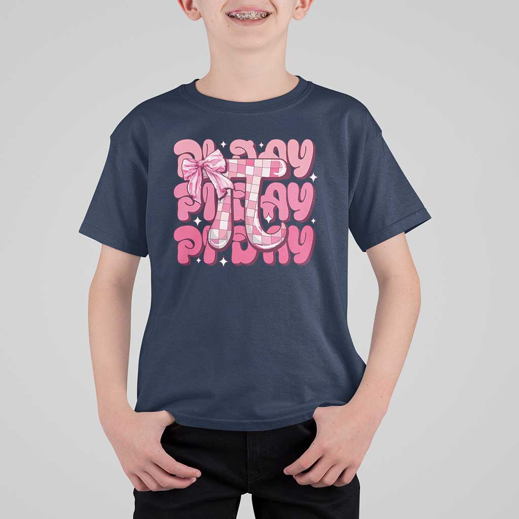Coquette Pi Day T Shirt For Kid Math Lover Cute Girl Mathematician