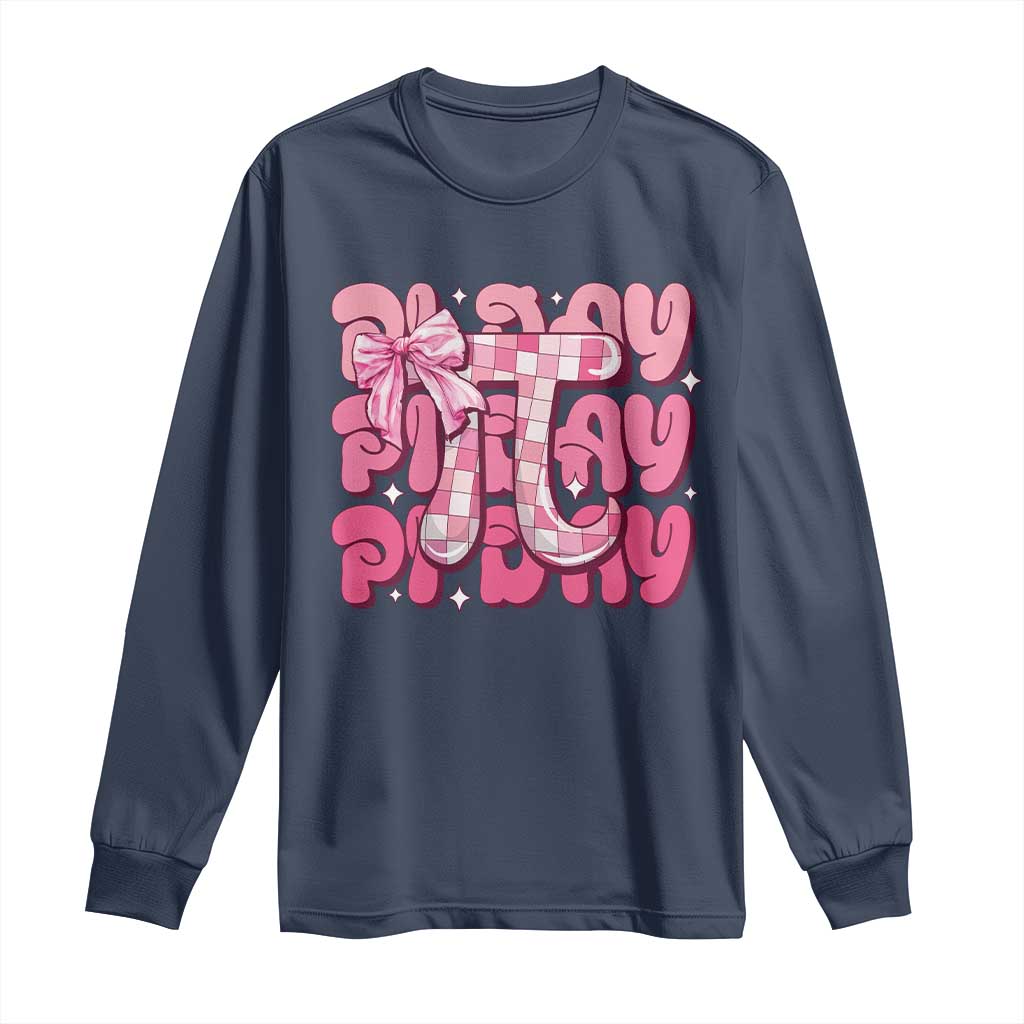 Coquette Pi Day Long Sleeve Shirt Math Lover Cute Girl Mathematician