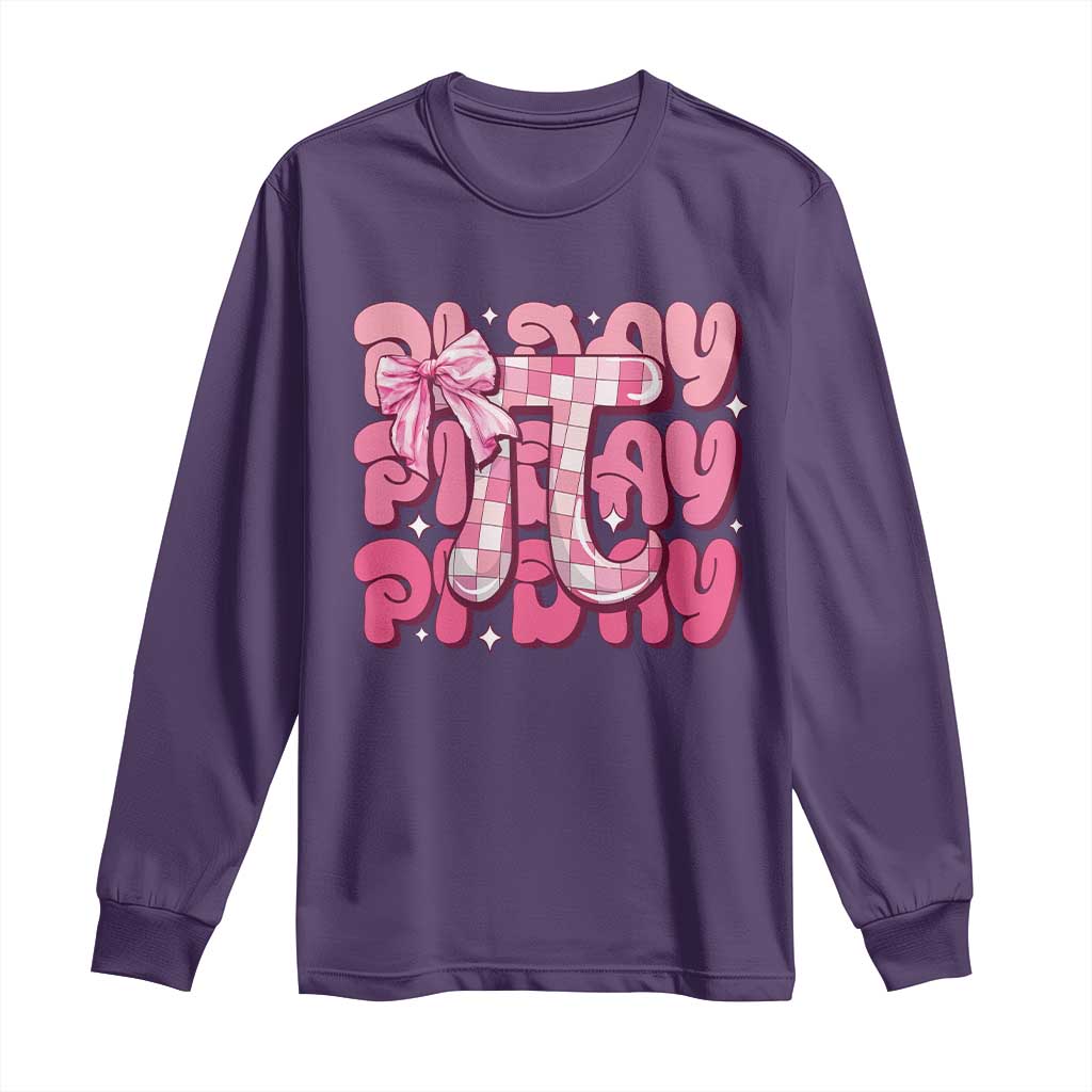Coquette Pi Day Long Sleeve Shirt Math Lover Cute Girl Mathematician