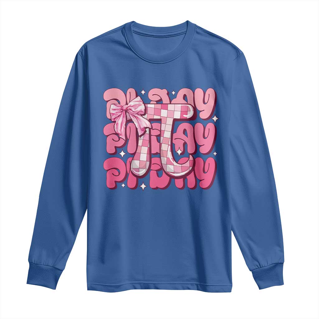 Coquette Pi Day Long Sleeve Shirt Math Lover Cute Girl Mathematician