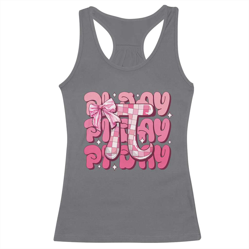 Coquette Pi Day Racerback Tank Top Math Lover Cute Girl Mathematician