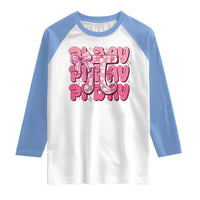 Coquette Pi Day Raglan Shirt Math Lover Cute Girl Mathematician