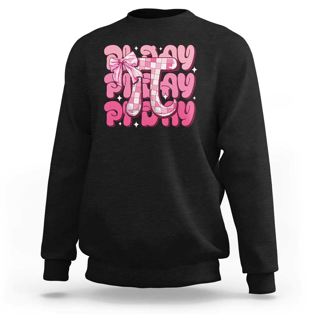 Coquette Pi Day Sweatshirt Math Lover Cute Girl Mathematician
