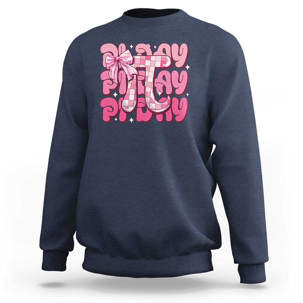 Coquette Pi Day Sweatshirt Math Lover Cute Girl Mathematician