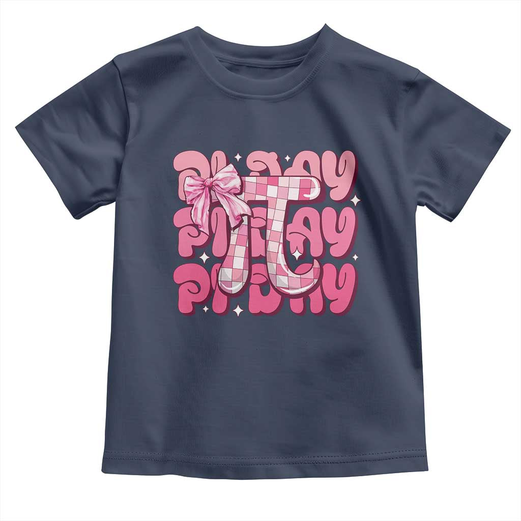 Coquette Pi Day Toddler T Shirt Math Lover Cute Girl Mathematician
