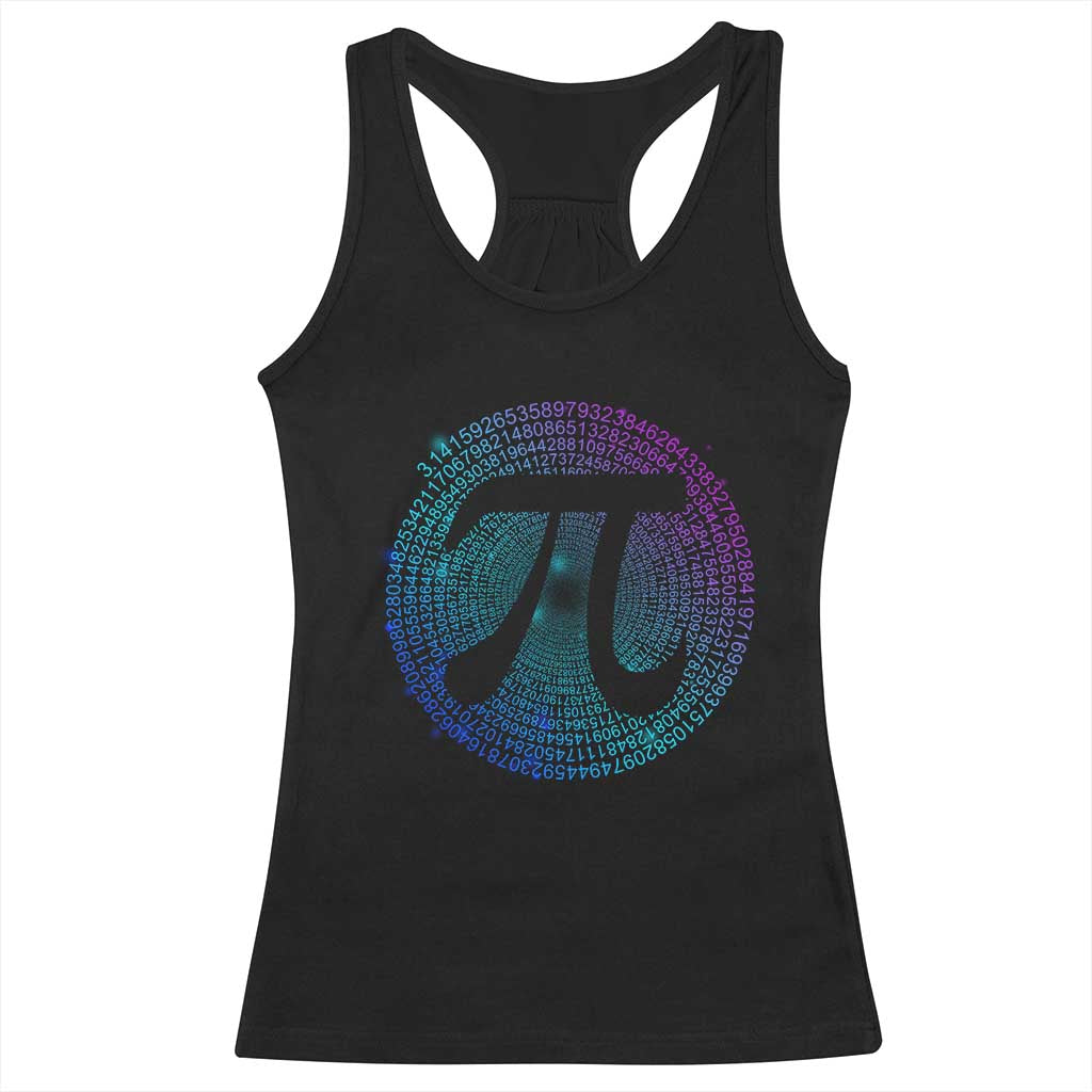 Math Lover Pi Day Racerback Tank Top