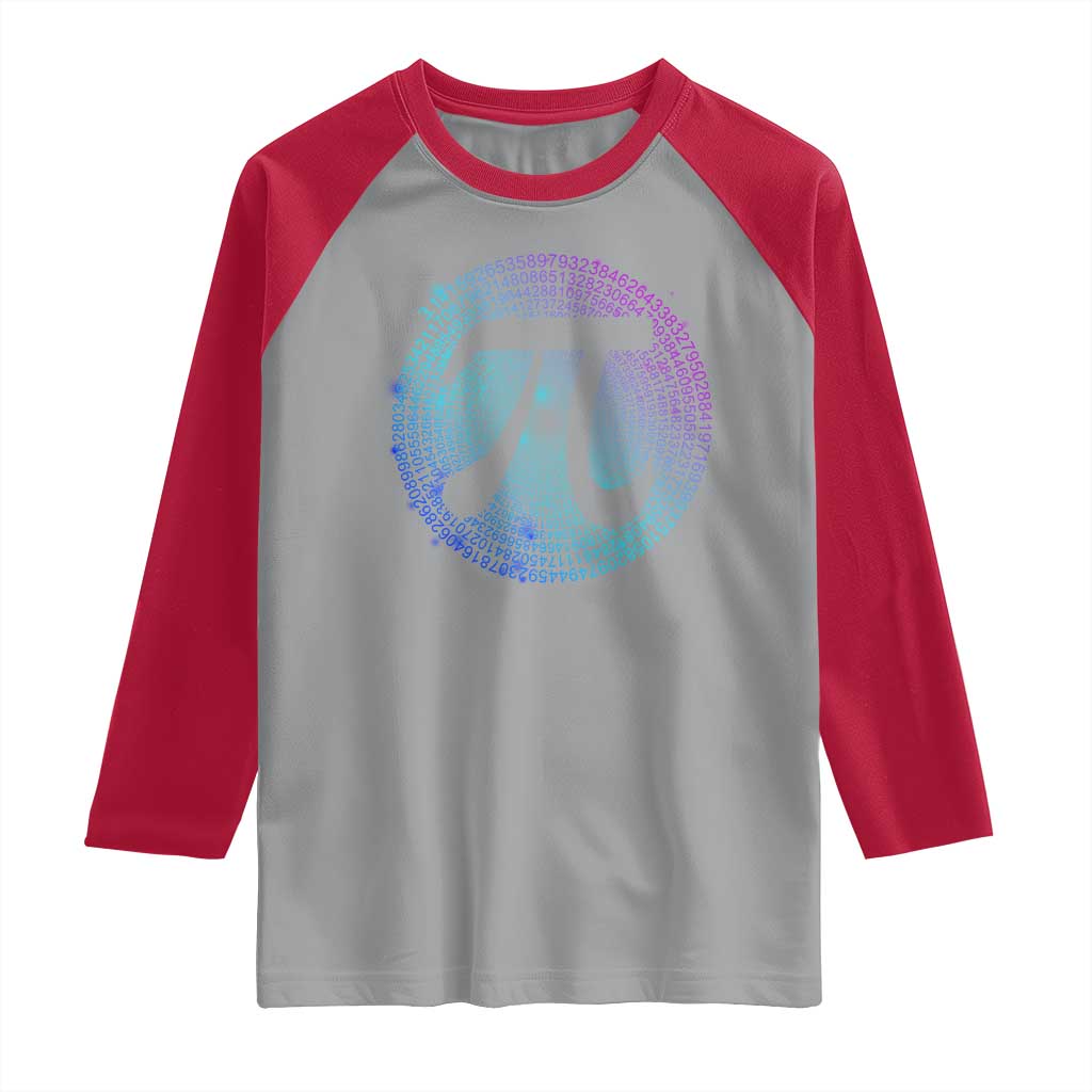 Math Lover Pi Day Raglan Shirt
