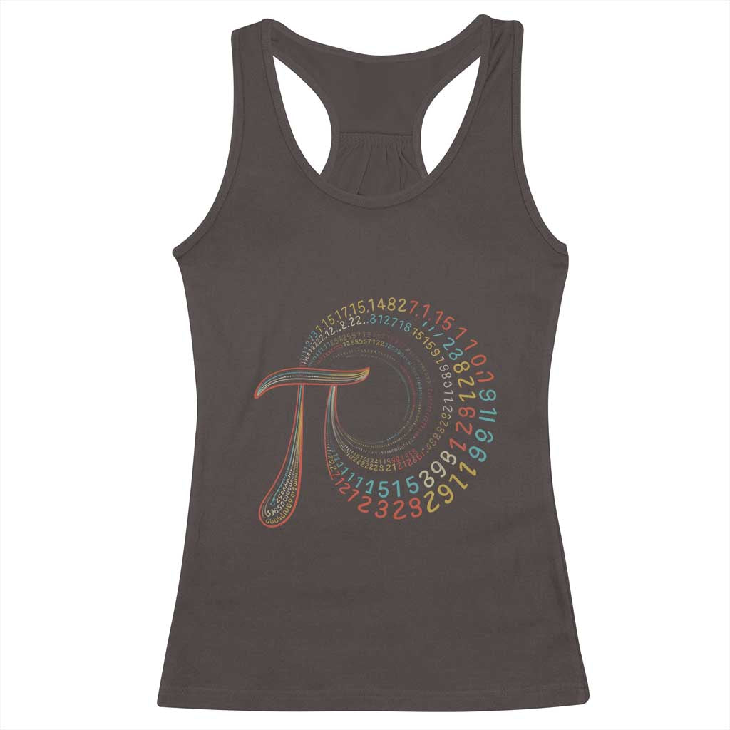 Pi Day Racerback Tank Top 3,14 Pi Number Symbol Math Science