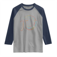 Pi Day Raglan Shirt 3,14 Pi Number Symbol Math Science