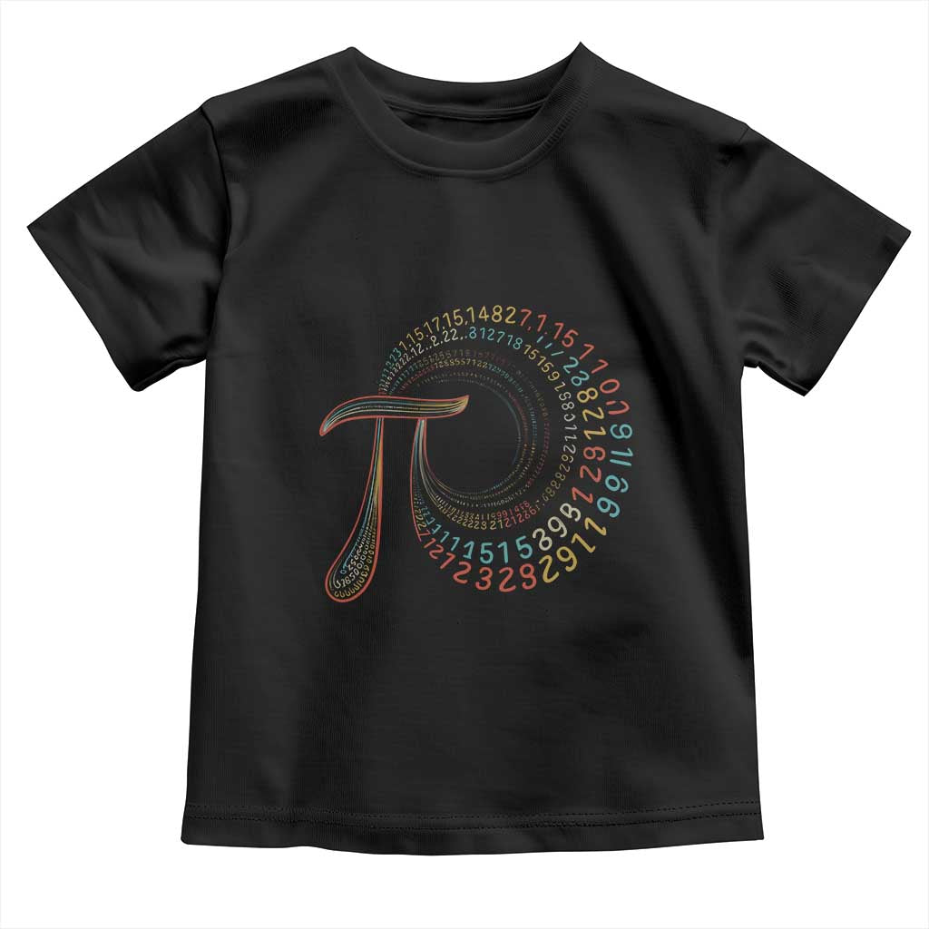 Pi Day Toddler T Shirt 3,14 Pi Number Symbol Math Science