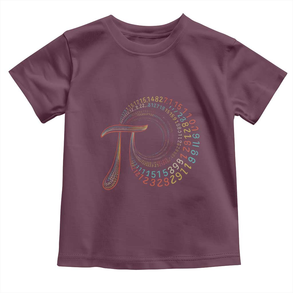 Pi Day Toddler T Shirt 3,14 Pi Number Symbol Math Science