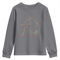 Pi Day Youth Sweatshirt 3,14 Pi Number Symbol Math Science