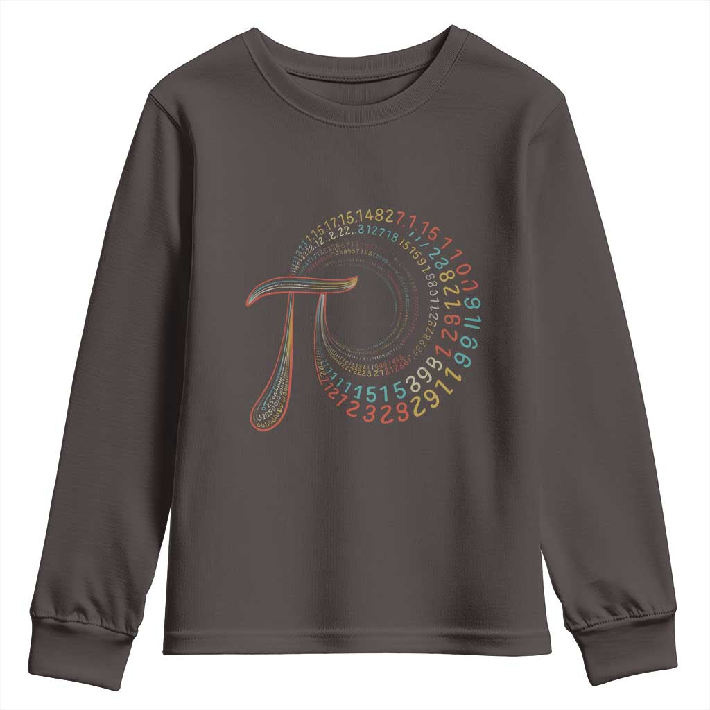 Pi Day Youth Sweatshirt 3,14 Pi Number Symbol Math Science