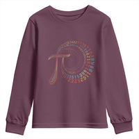 Pi Day Youth Sweatshirt 3,14 Pi Number Symbol Math Science