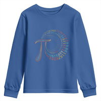 Pi Day Youth Sweatshirt 3,14 Pi Number Symbol Math Science