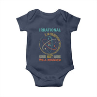 Math Lover Pi Baby Onesie Irrational But Well-Rounded 3,14 Day