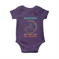 Math Lover Pi Baby Onesie Irrational But Well-Rounded 3,14 Day