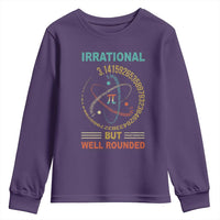 Math Lover Pi Youth Sweatshirt Irrational But Well-Rounded 3,14 Day