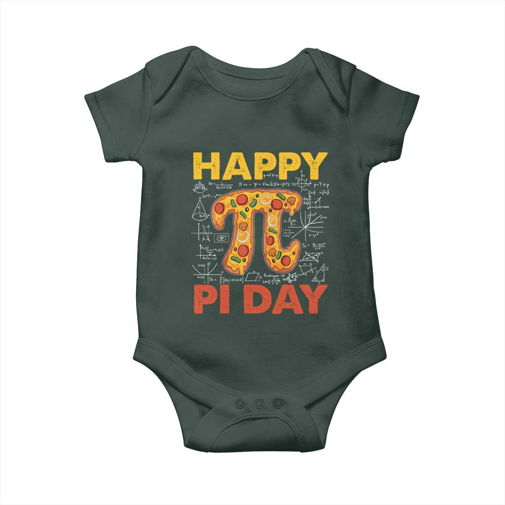 Happy Pi Day Baby Onesie Funny Pi Pizza