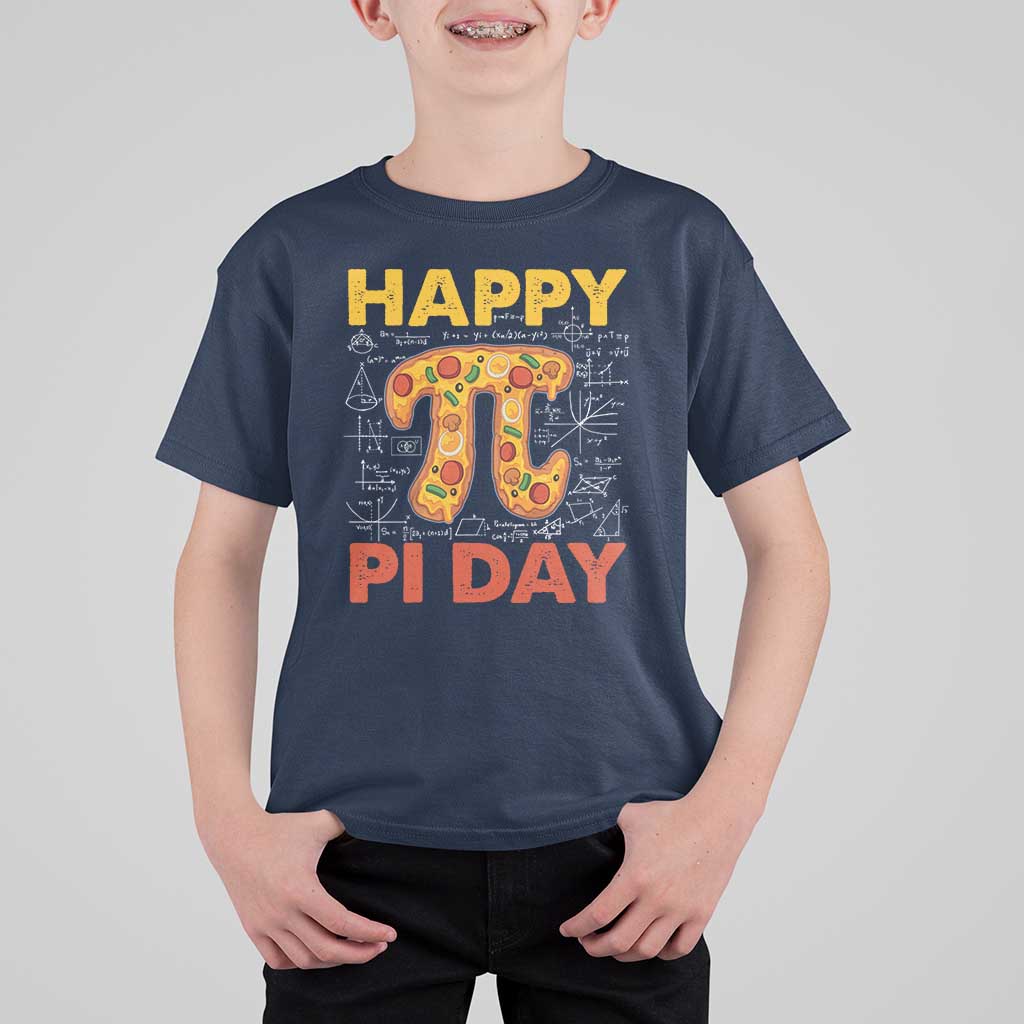 Happy Pi Day T Shirt For Kid Funny Pi Pizza