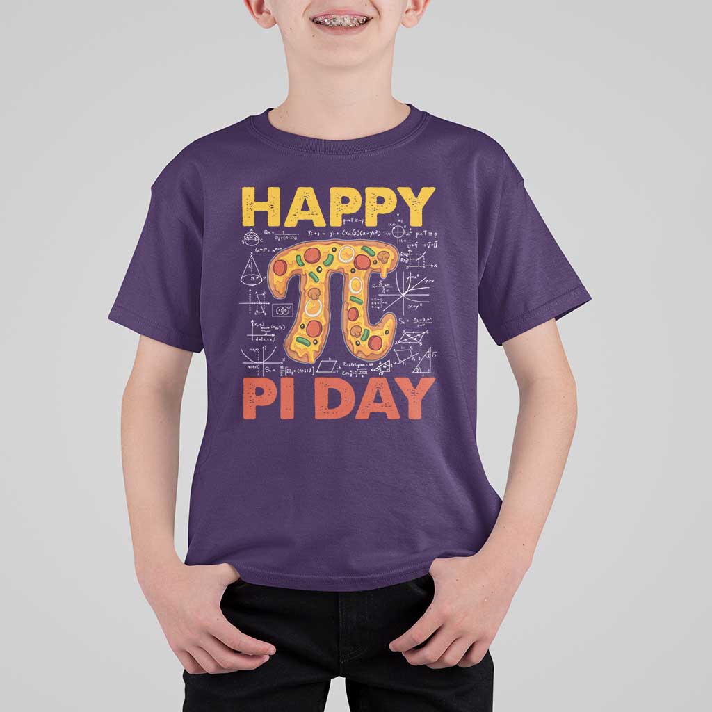 Happy Pi Day T Shirt For Kid Funny Pi Pizza