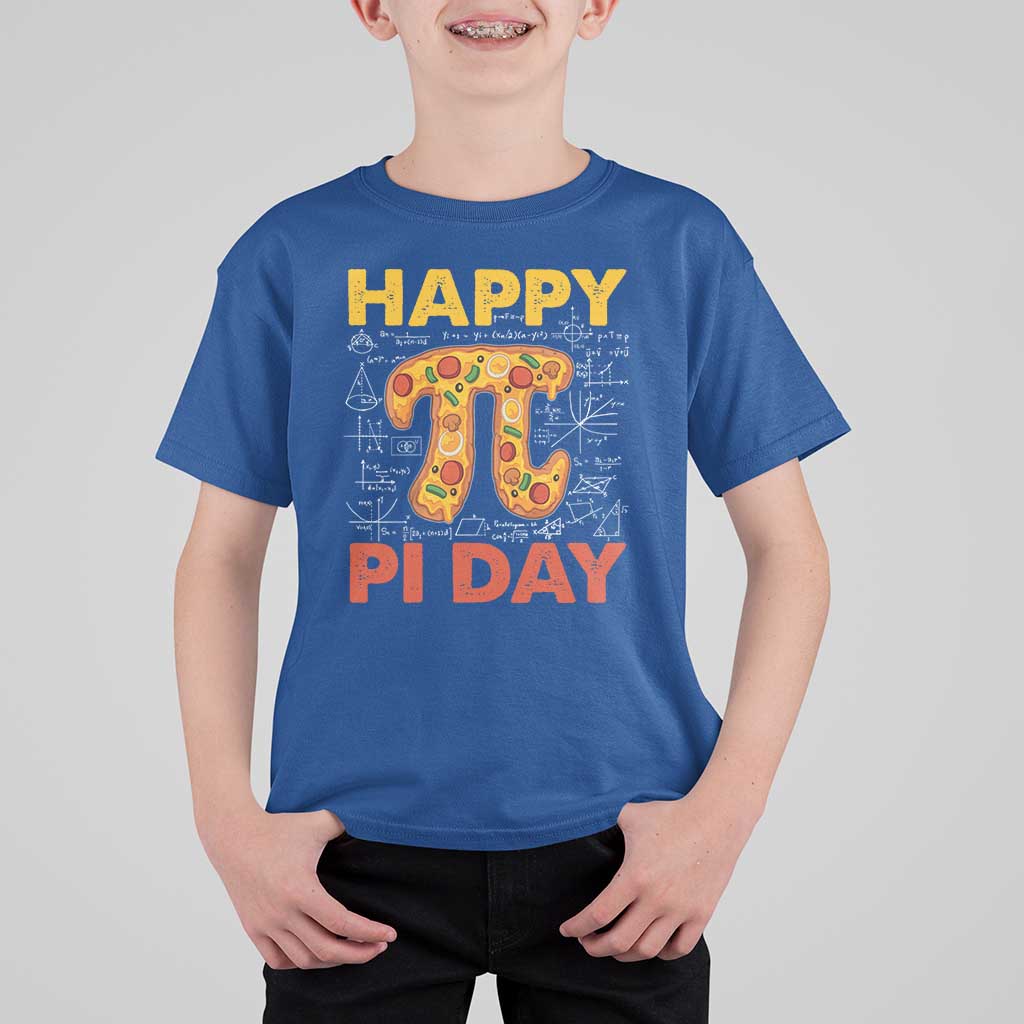 Happy Pi Day T Shirt For Kid Funny Pi Pizza